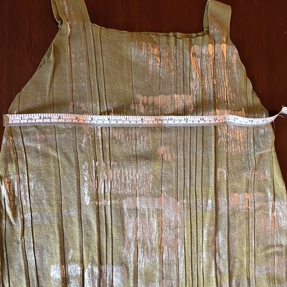 Green and Silver Sarah Pacini Tunic - Picture 7 of 9